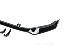 Glossy Black Front Lip Splitters for AUDI A4 B9 S line 2021-2023