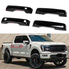 4pcs For 2021-2025 Ford F150 F-150 Bronco Gloss Black Door Handle Cover Trim Overlay Set