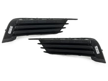 Pair Front Bumper Fog Lamp Light Grille Cover Bezel Trim For AUDI A3 2013-2017