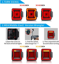 Pair Smoked LED Tail Lights w/ Start-Up Animation For 2018–2023 Jeep Wrangler JL