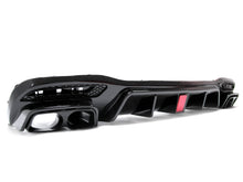Gloss Black Rear Diffuser Exhaust Tailpipe for Mercedes W166 X166 GLE 350 AMG 2015-2018