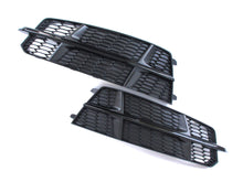 Black Fog Light Cover Grill for AUDI A6 C7.5 S-line S6 2016-2018