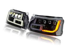 Pair LED Headlight Assembly Front Lamps For Land Rover Range Rover Sport 2010-2013
