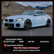 For 2023-2025 BMW G87 M2 MP Style Gloss Black Front Bumper Air Duct Vent Replacement