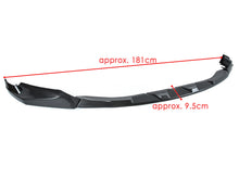 Carbon Fiber Look Front Bumper Lip for BMW M3 G80 M4 G82 2021-2024