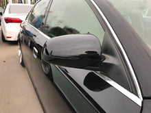 Gloss Black Side Mirror Cover Caps Replace For AUDI A4 B7 B6 2002-2008 mc53