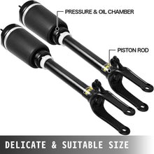 Pair Front Air Suspension Struts For Mercedes X164 GL350 GL450 W164 ML320 ML350 2007-2012