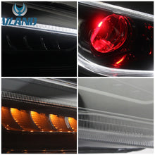 LED Headlights Assembly for 2015-2018 Ford Focus Demon Eyes w/Sequential Signal Set