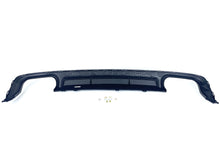 Carbon Fiber Look Rear Diffuser + Chrome Exhaust Tips For Audi A6 C8 S-Line S6 2019–2024