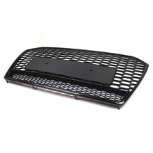Front Mesh Honeycomb Grille Grill Gloss Black for Audi A6 S6 C7 2016-18 Facelift