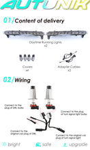 LED Daytime Running Light DRL Turn Signals Fog Lamps For AUDI Q7 2007-2009 dr2