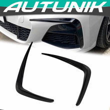 Gloss Black Front Bumper Air Vent Fog Light Eyelid for BMW G20 330i M340i 2019-2022