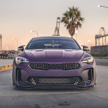 Glossy Black Front Bumper Lip Splitter for KIA Stinger 2017-2024