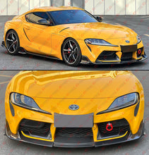 For 2020-2025 Toyota Supra A90 A91 MK5 CTM Design V2 Carbon Fiber Front Bumper Lip Splitter