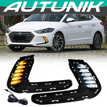 LED DRL Turn Signal Lights Fog Lamps for Hyundai Elantra 2017-2018
