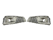 Gloss Black Fog Light Cover Grille Covers for Audi A4 S4 B9 2020-2023 2024