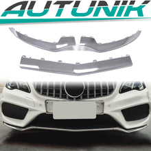 3PCS/Set Front Bumper Lip Molding Trims for Mercedes W207 C207 Coupe E250 E300 AMG 2014-2017 di112