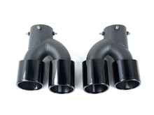 Gloss Black Exhaust Tips Tailpipe for BMW G23 M440i G20 M340i G42 M240i 2020-2024
