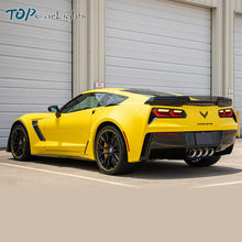 Red LED Tail Lights For Chevrolet Corvette C7 2014-2019 w/Animation