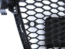 Honeycomb Front Grill Black For AUDI A4 B8.5 S4 2013-2015 2016