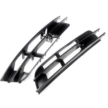 Pair Black Front Fog Light Grill Cover For Audi Q7 Non-Sline 2007-2009