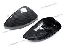 Real Carbon Fiber Mirror Caps For Audi TT TTS TTRS MK3 2016–2025 (No Lane Assist)