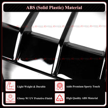For 2020-2025 Corvette C8 Z51 E-Ray AC Style Gloss Black Rear Shark Fin Diffuser