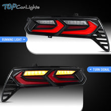 Red LED Tail Lights For Chevrolet Corvette C7 2014-2019 w/Animation