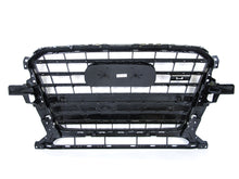 Glossy Black Front Bumper Grille Grill For Audi Q5 2013-2017 Base / S-line