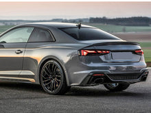 RS5 Style Gloss Black Rear Diffuser + Oval Exhaust Tips For Audi A5 S-line S5 B9.5 2020-2024