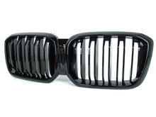Gloss Black Front Kidney Grille for BMW X3 G01 X4 G02 LCI w/o Camera 2022-2024