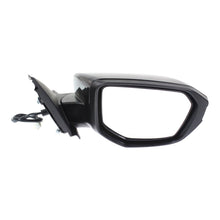 3Pin Non-heated Side Mirror Gloss Black For Honda Civic 2016-2019 2020 2021 LX DX Power Glass Manual Folding