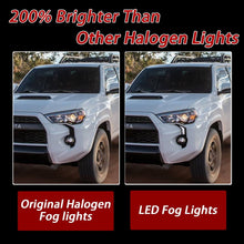 Upgrade LED DRL Fog Lights Turn Signal Lamp For Toyota 4Runner 2014-2024