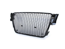 Front Mesh RS5 Style Bumper Hood Hex Grille Black For 2008-2012 Audi A5/S5 B8 8T