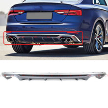 For 2018-2019 Audi A5 S-line B9 2/4 Door Shark Fin Rear Bumper Diffuser S5 Style