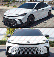 Gloss Black 3-Piece Front Bumper Lip Splitter For 2025+ Toyota Camry SE XSE