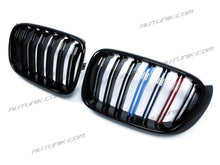 M-Color Double Slats Front Kidney Grille for BMW X3 F25 X4 F26 LCI 2014-2018