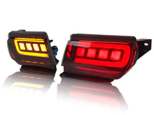 For 2010-2021 Toyota Land Cruiser Prado J150 Smoke Lens LED Rear Bumper Tail Lights Turn Signal