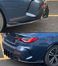 For 2021-2025 BMW G22 G23 430i M440i Coupe Real Carbon Fiber Rear Bumper Extension