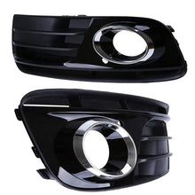 Front Fog Light Cover Grille + Chrome Ring For AUDI Q5 NON-Sline 2013-2017