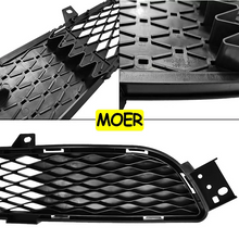 Front Bumper Lower Grill + Fog Light Cover for Infiniti Q50 Sport 2014-2017