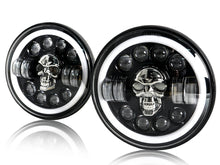 2pcs 7" RGB LED Headlights Halo Angel Eyes DRL for 90-97 Mazda Miata MX5 MX-5