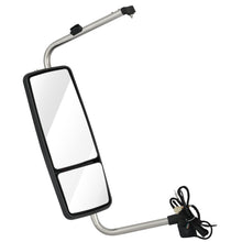 Left Driver Side Chrome Door Mirror Power Heated w/Arm LED For International Harvester 2008-2017