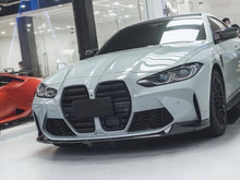 Gloss Black Front Bumper Lip Splitter for BMW M3 G80 M4 G82 2021-2024