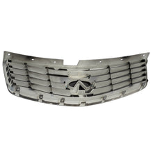 For Infiniti EX35 2008-2012/EX37 2013/QX50 14-15 Front Upper Grille Gloss Black