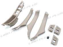 7Pcs Beige Interior Door Handle Window Lift Button Panel For BMW 5 Series F10 F11 M5 2010-2016 it34