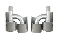 Chrome/Black Exhaust Tips For Mercedes W220 W221 W211 W212 W203 W204 W219 W218 SLK R171 SL R230