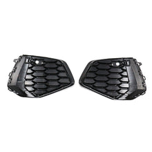 All Black Fog Light Grille Set Fit 2022–2025 Audi A3 8Y S-Line Front Lower Grill Pair
