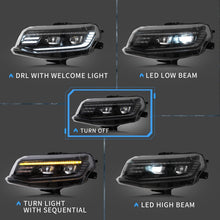 LED Projector Headlights w/DRL set For 2016-2018 Chevrolet Camaro LT SS RS ZL LS