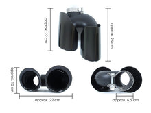 Gloss Black Exhaust Tips Black for Porsche Macan 2.0L 2019-2024